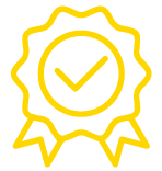 Warranty on parts and services icon